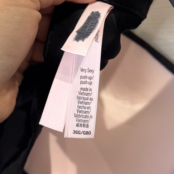 Victoria's Secret | NWOT Very Sexy Push Up Elegant Black Women's Bra Size 36G - Picture 9 of 10
